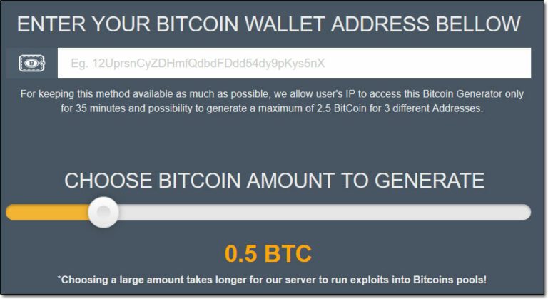 bitcoin generator hack no survey